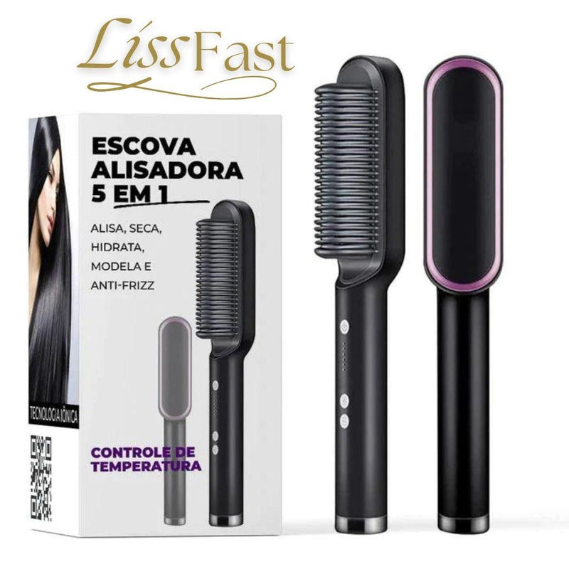 Liss Fast™ Escova Alisadora 5 em 1