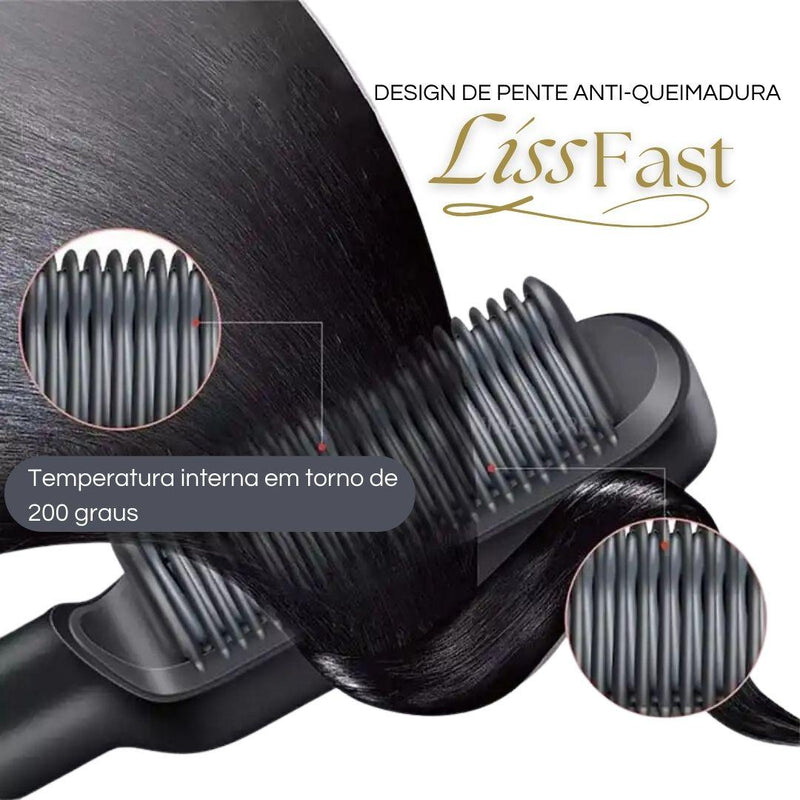 Liss Fast™ Escova Alisadora 5 em 1