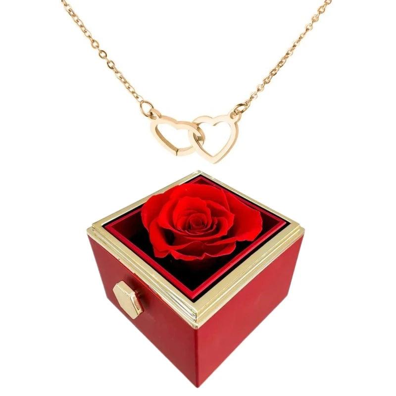 Colar Amor Infinito - Banhado em Ouro 18K + Brinde Caixa de Rosas